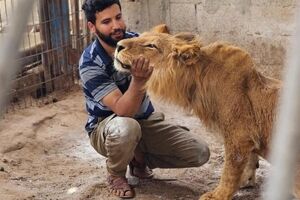 گرسنگی حیوانات باغ وحش شهر جنگ‌زده غزه/ ویدئو
