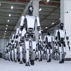 رژه ارتش ربات‌های انسان‌نمای چینی جنجال به پا کرد 