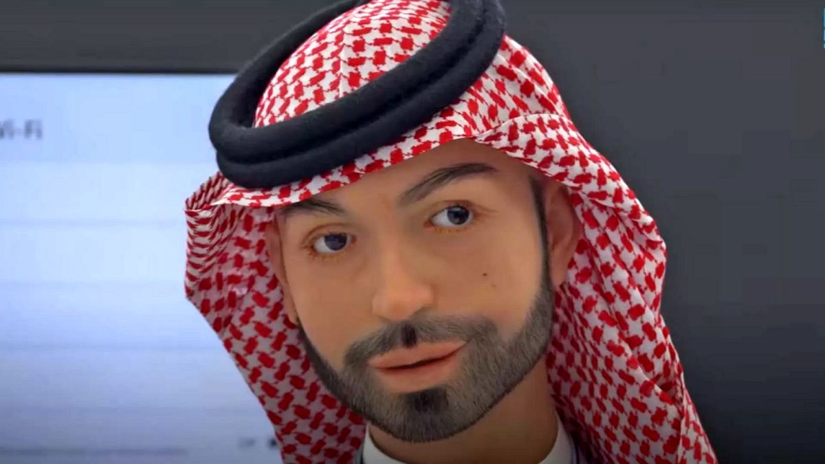 لمس نامناسب خبرنگار زن توسط اولین ربات انسان‌نمای مرد عربستان، جنجال‌ساز شد