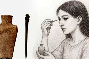 کشف یک سرمه چشم با قدمت ۳ هزار سال متعلق به عصر آهن در ایران 