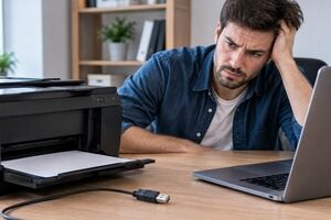 چرا پرینتر به کامپیوتر وصل نمیشه؟ بررسی 7 علت اصلی و راه‌حل