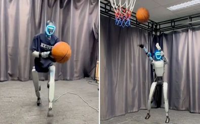 بکستبال بازی کردن ربات انسان‌نمای چین را تماشا کنید/ ویدئو