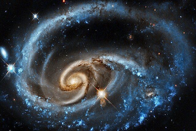 عکس «تلسکوپ فضایی هابل» از یک نبرد کهکشانی