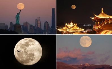 زیباترین تصاویر از اولین ابرماه سال ۲۰۲۵