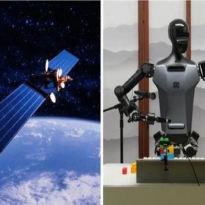 نخستین اتصال یک ربات انسان‌نما با یک ماهواره