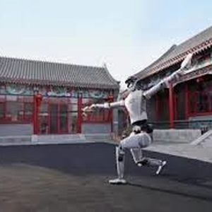 شمشیر در دست ربات انسان‌نما؛ تلفیق سنت و فناوری در نمایش مهارت‌های رزمی / ویدئو