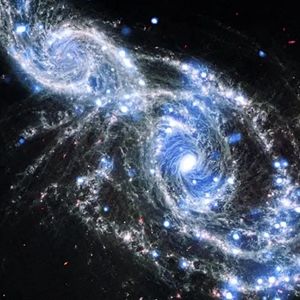 تصویر نفس‌گیر تلسکوپ جیمز وب نشان می‌دهد هنگام برخورد دو کهکشان چه رخ می‌دهد